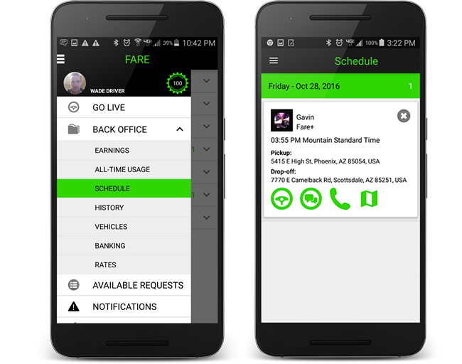 See all your daily trip and referral earnings