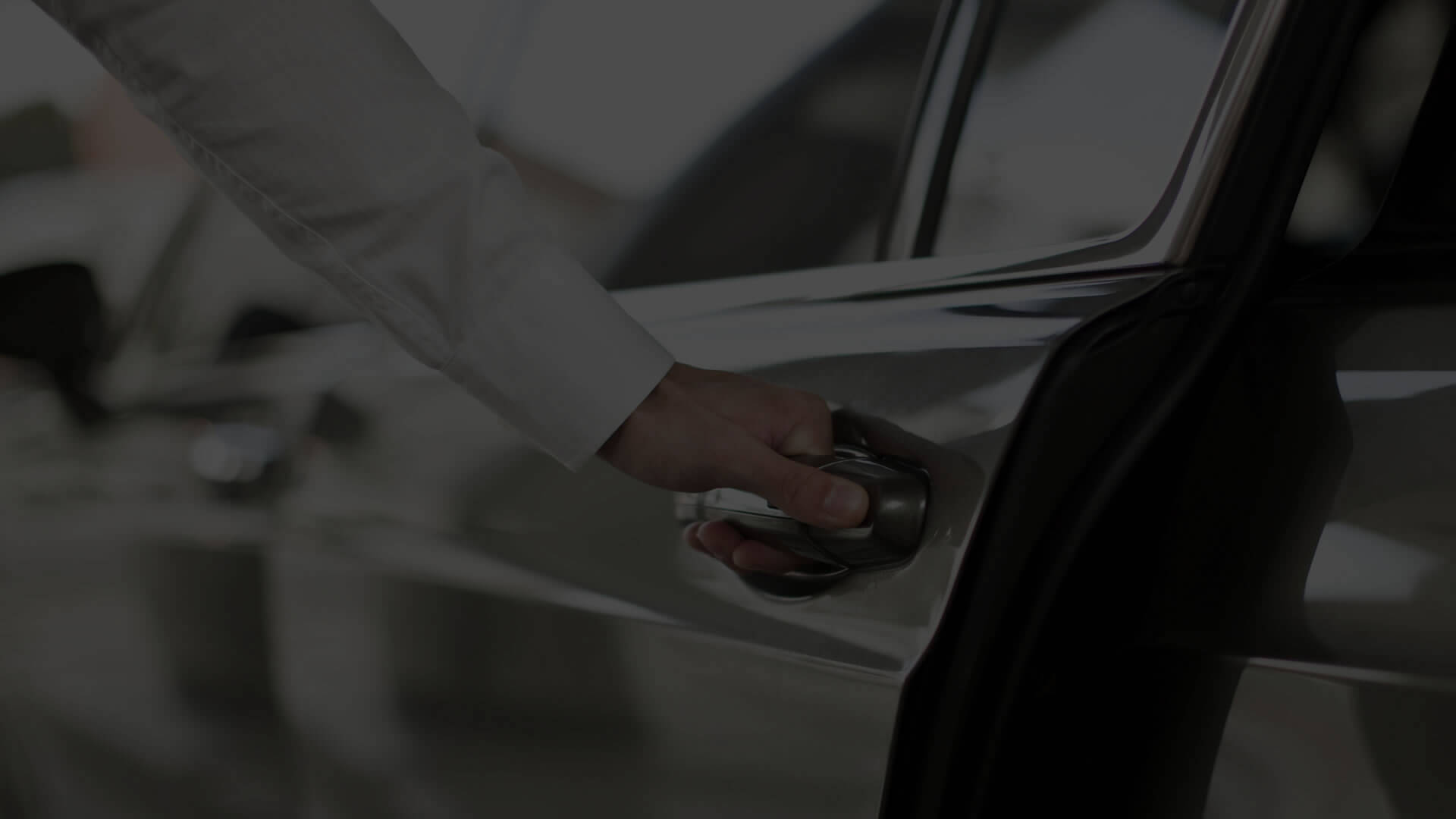 elite driver opening door