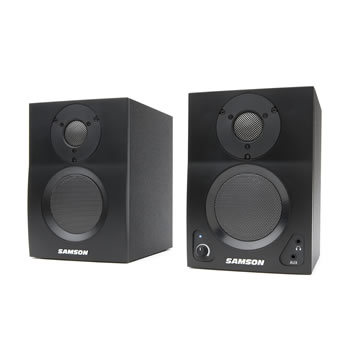 Samson MediaOne BT3 Active 2-way Bluetooth Speakers front view