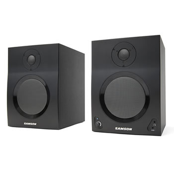 Samson MediaOne BT5 Active 2-way Bluetooth Speakers front view