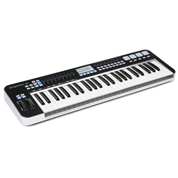 Samson Graphite 49 MIDI Controller - perspective view
